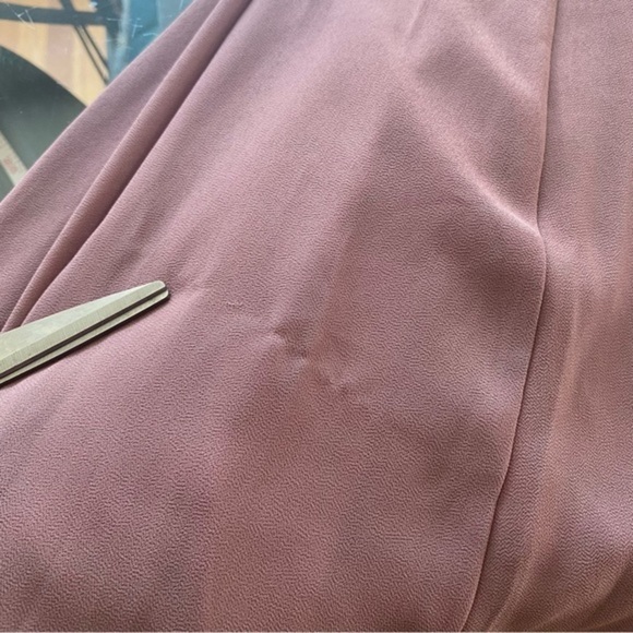 Show Me Your Mumu Antique Rose Chiffon Caitlin Ruffle Maxi Dress L - Picture 13 of 15